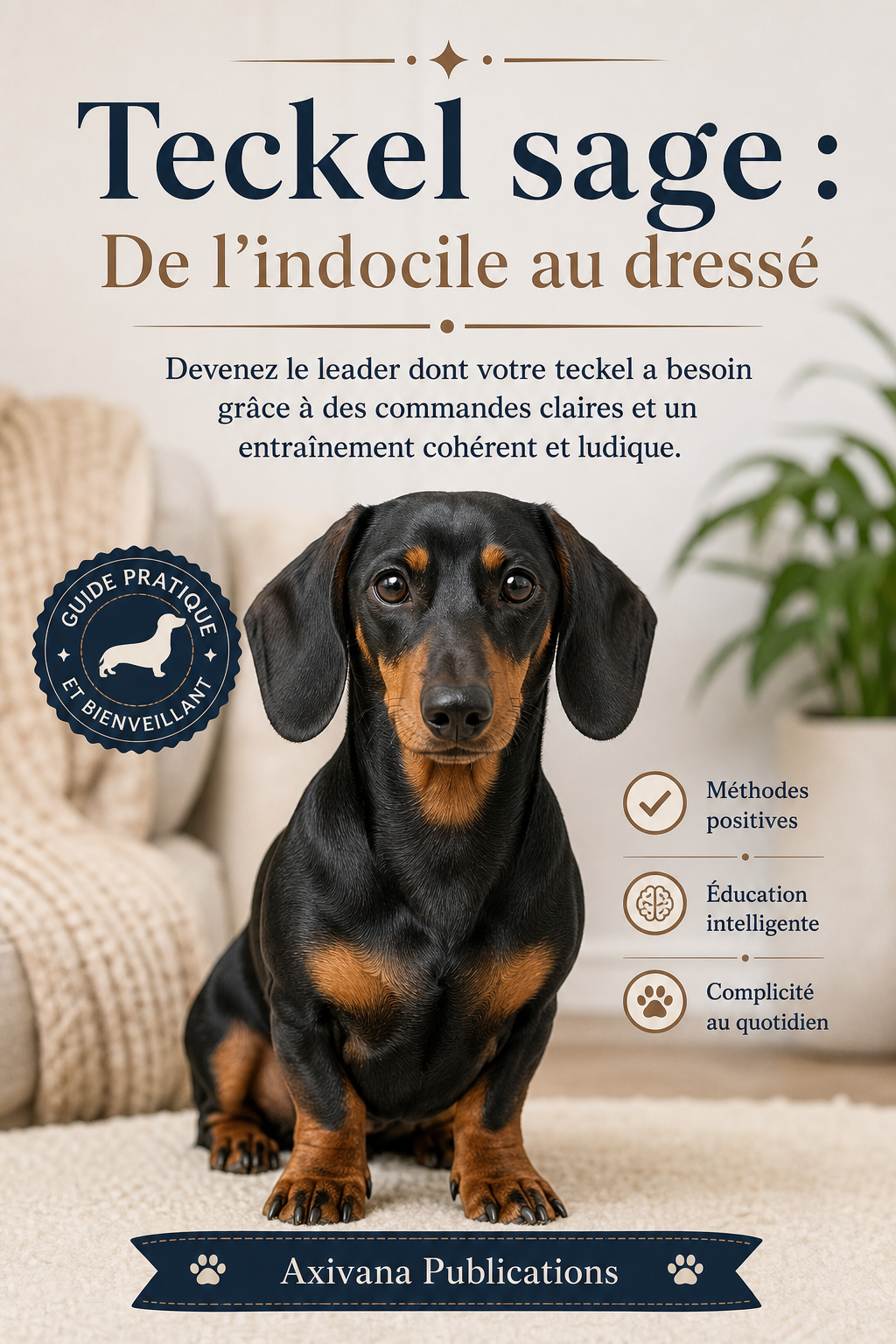 Couverture de Teckel sage : De l'indocile au dressé