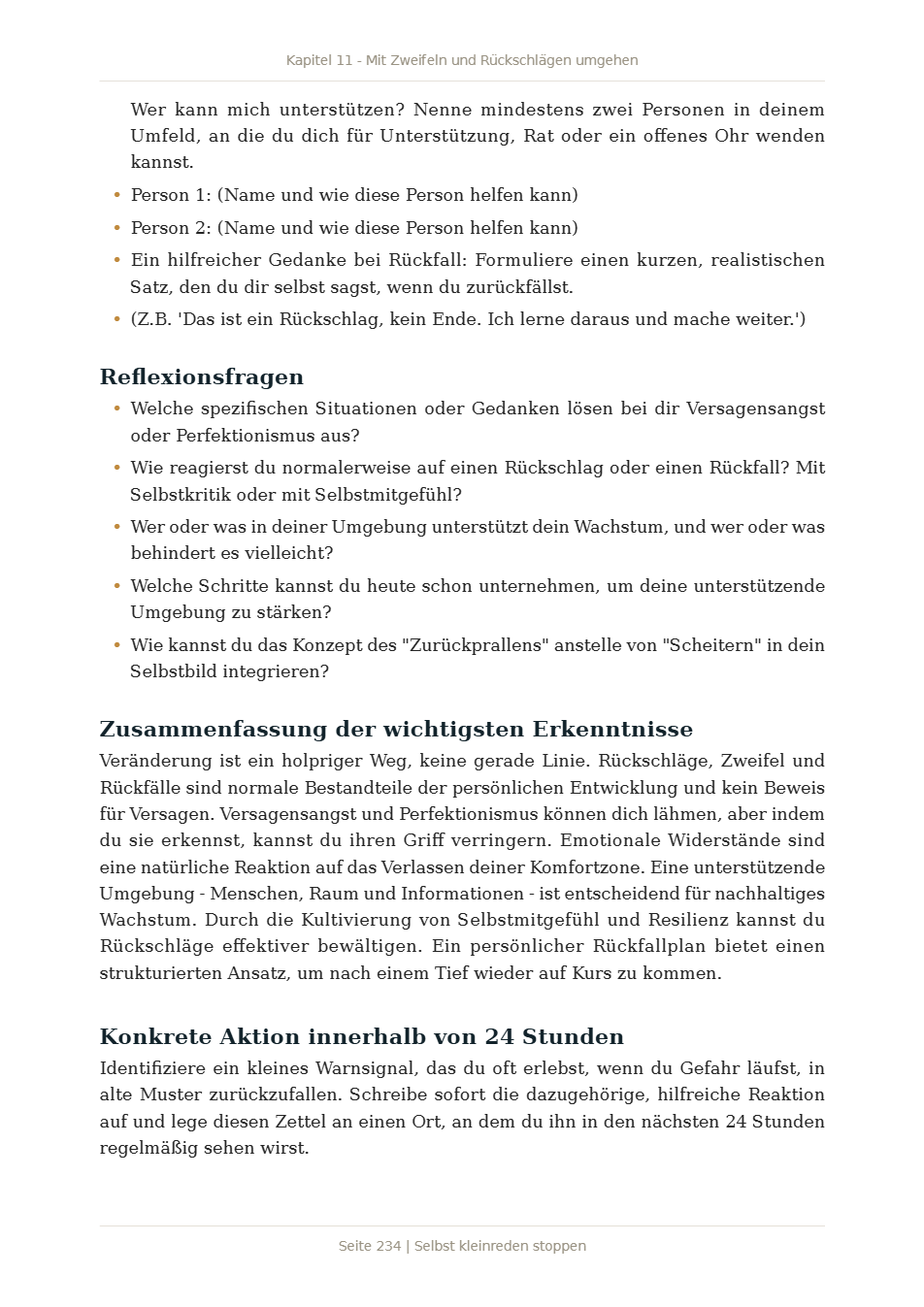 Seite 3 von Selbst kleinreden stoppen