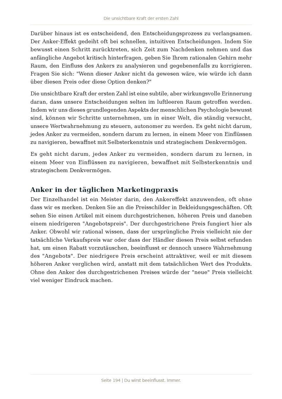 Seite 2 von Du wirst beeinflusst. Immer.