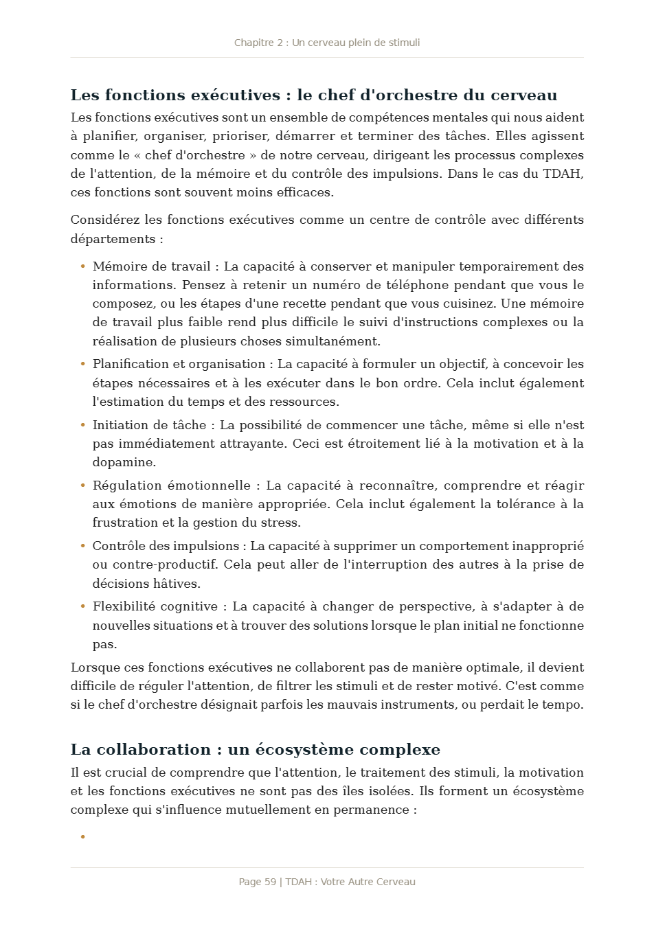 Page 2 de TDAH : Votre Autre Cerveau