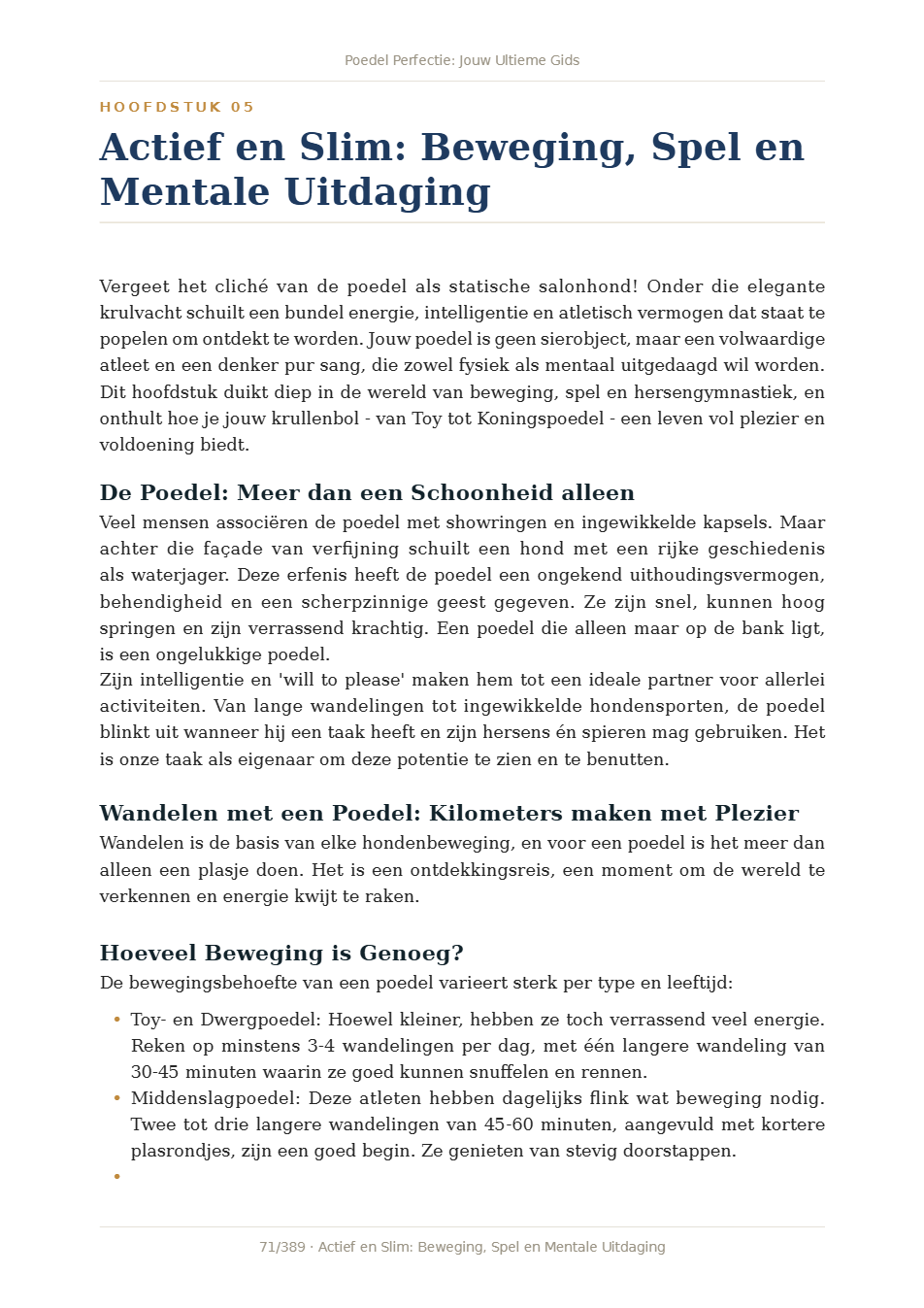Pagina 1 van Poedel Perfectie: Jouw Ultieme Gids
