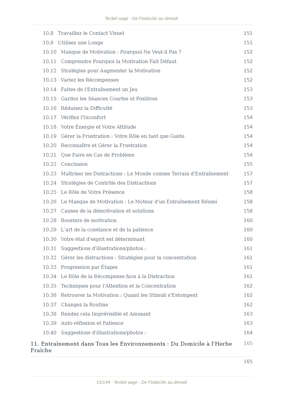 Page 1 de Teckel sage : De l'indocile au dressé