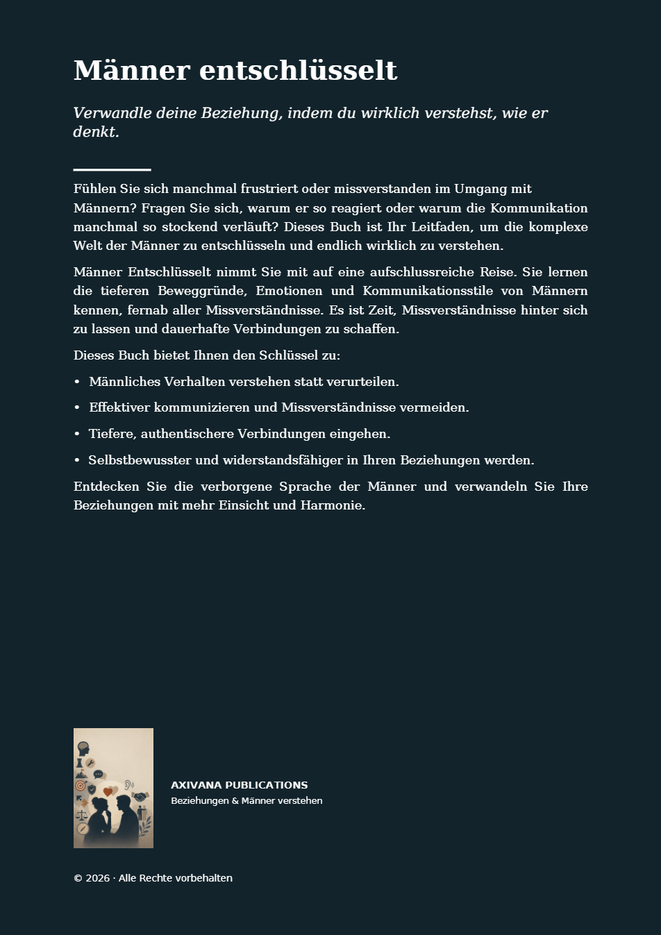 Rückseite von Männer entschlüsselt