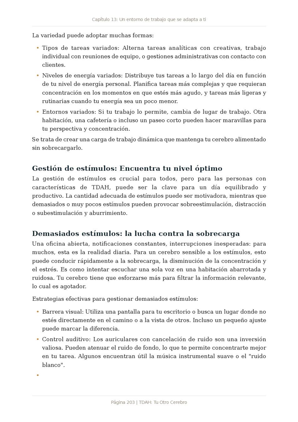 Página 2 de TDAH: Tu Otro Cerebro