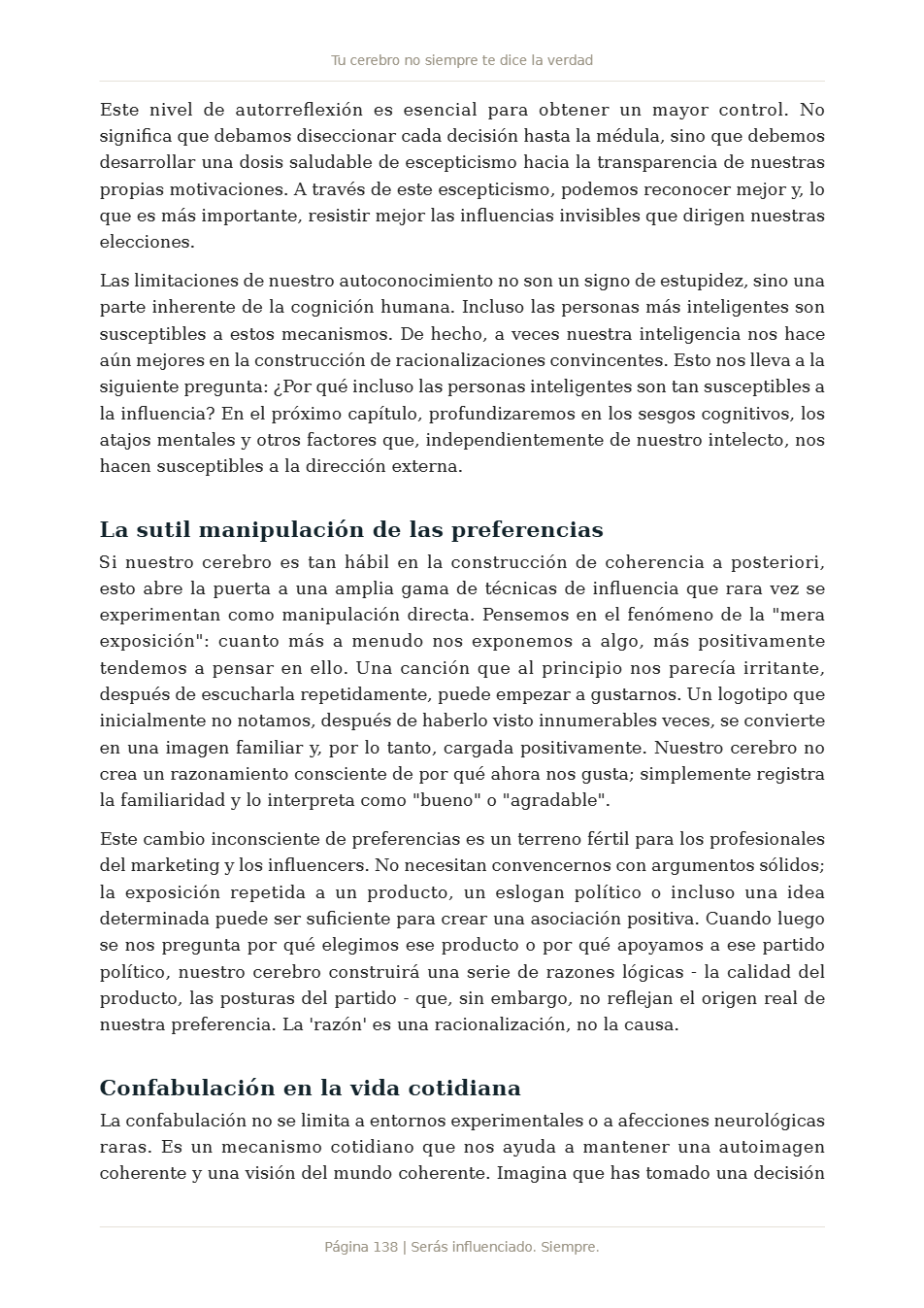 Página 2 de Serás influenciado. Siempre.