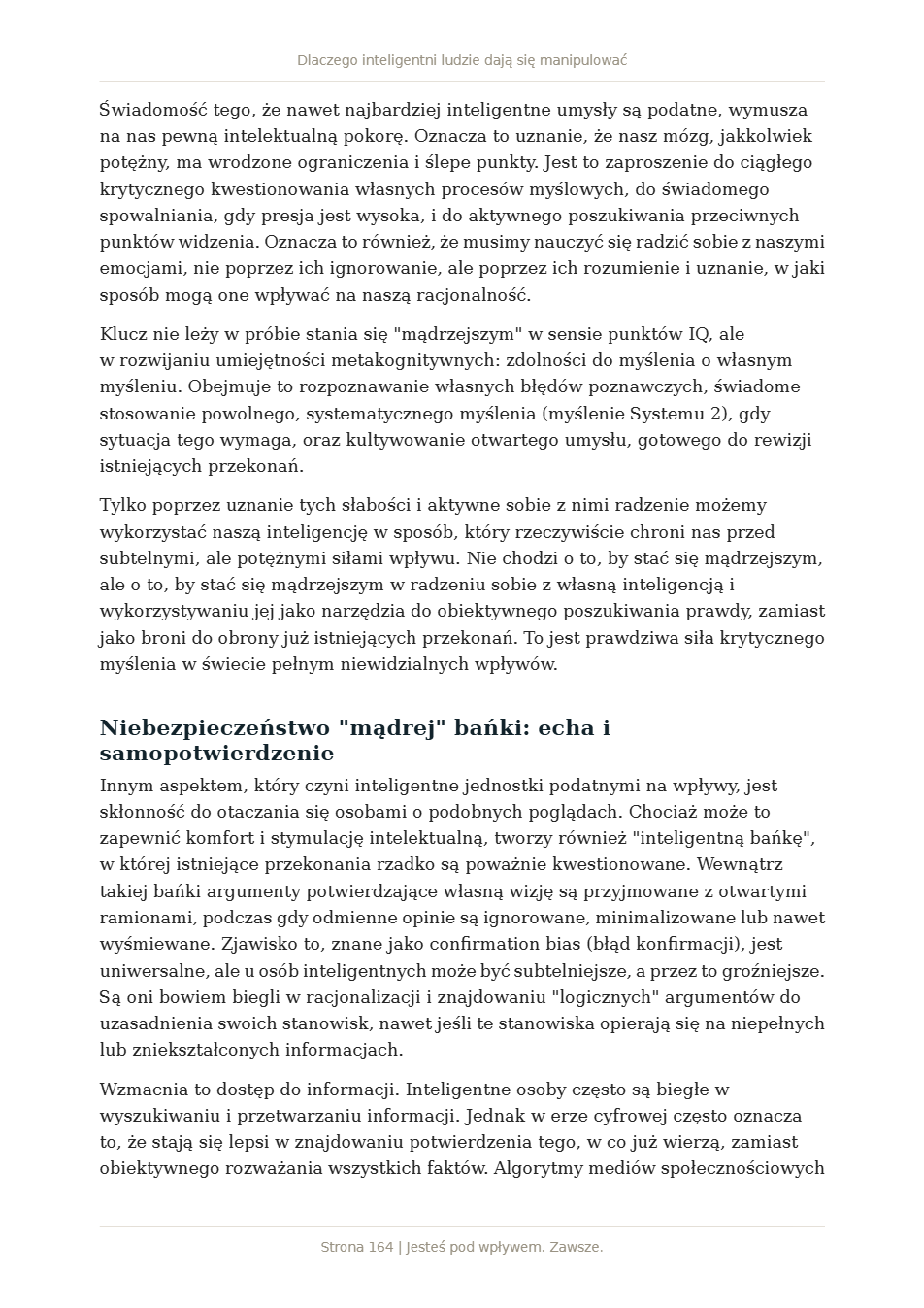 Strona 3 z Jesteś pod wpływem. Zawsze.