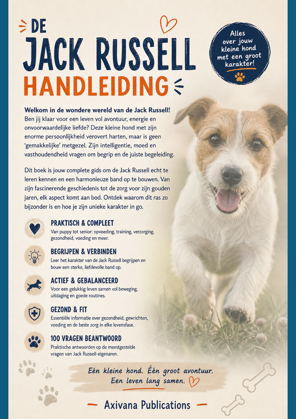 Achterflap van De Jack Russell Handleiding