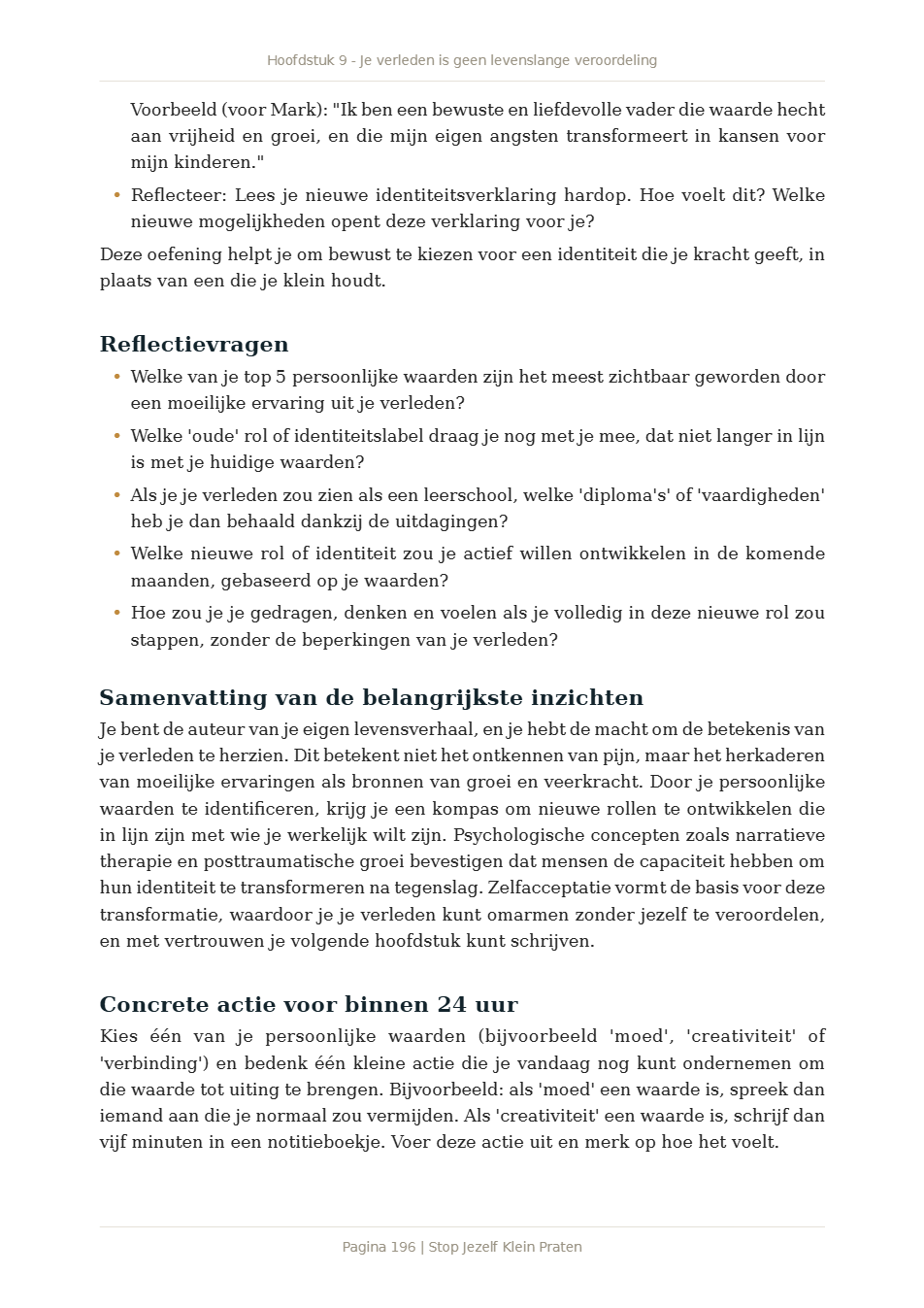 Pagina 3 van Stop Jezelf Klein Praten