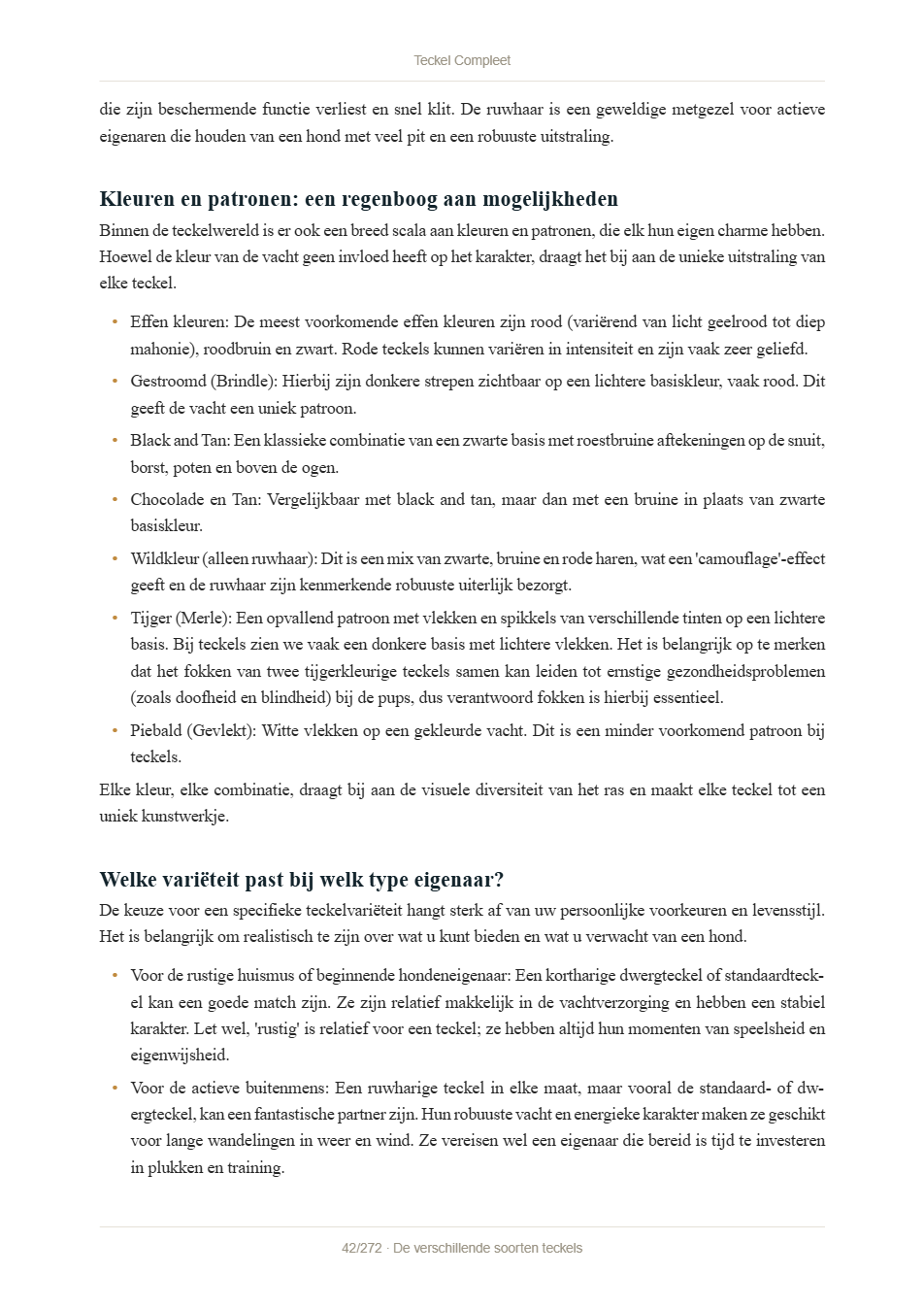 Pagina 1 van Teckel Compleet