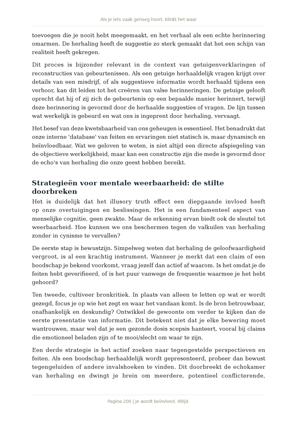 Pagina 2 van Je wordt beïnvloed. Altijd.