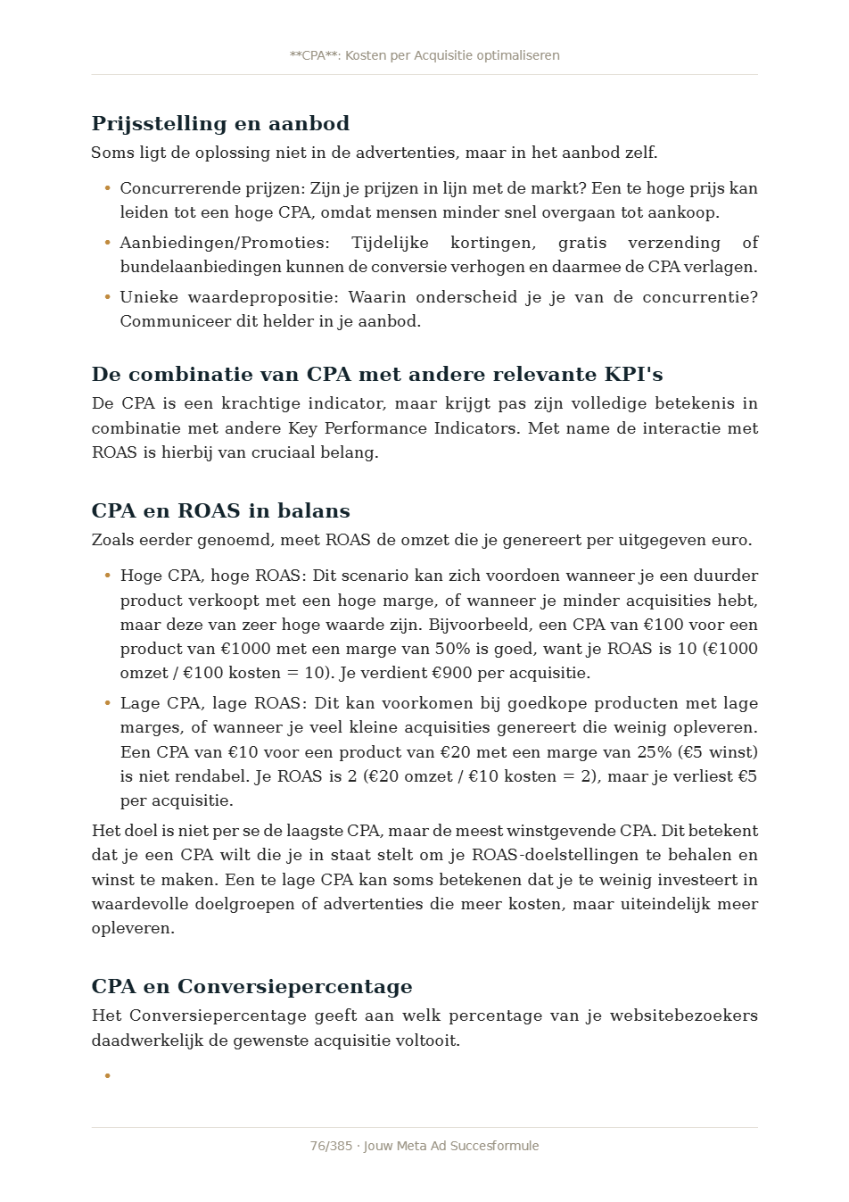Pagina 1 van Jouw Meta Ad Succesformule