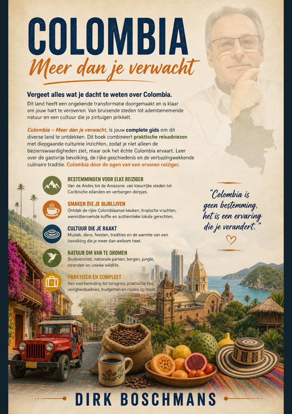 Achterflap van Colombia – Meer dan je verwacht