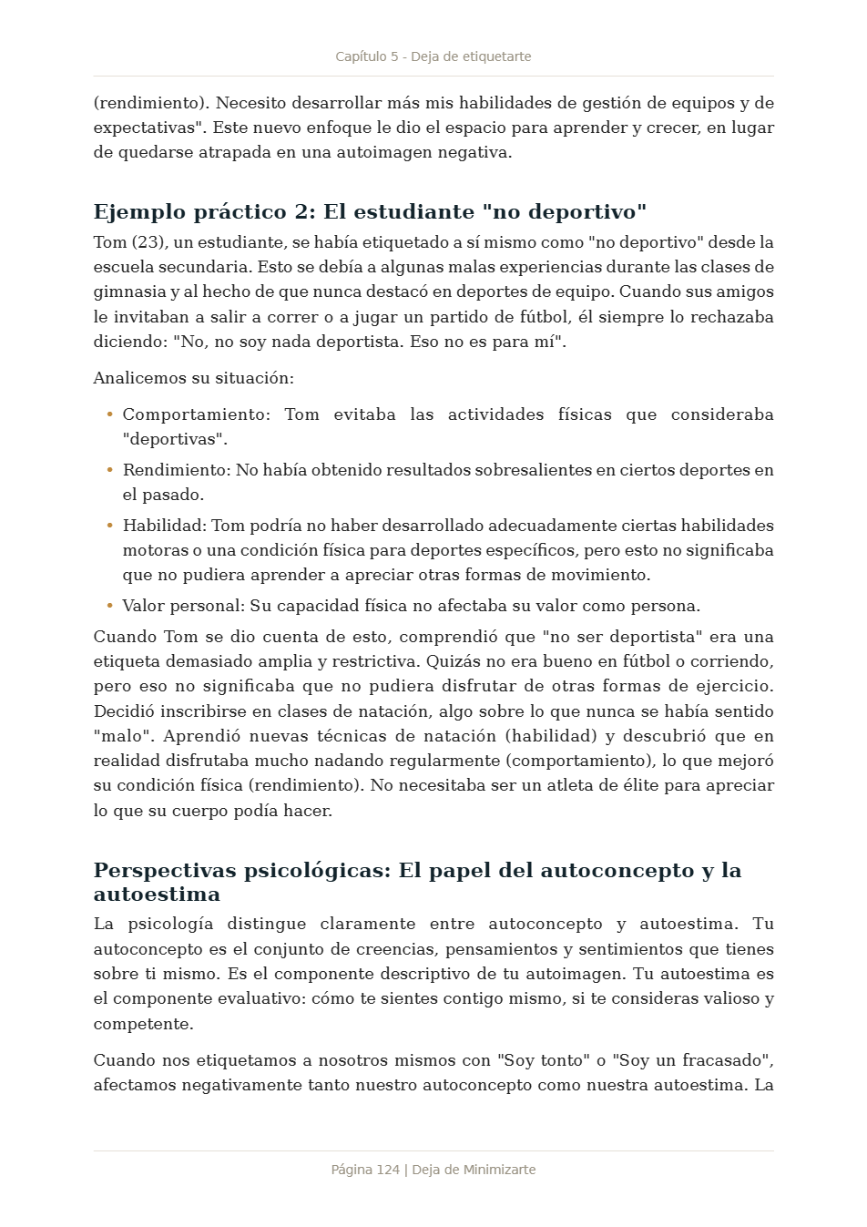 Página 2 de Deja de Minimizarte
