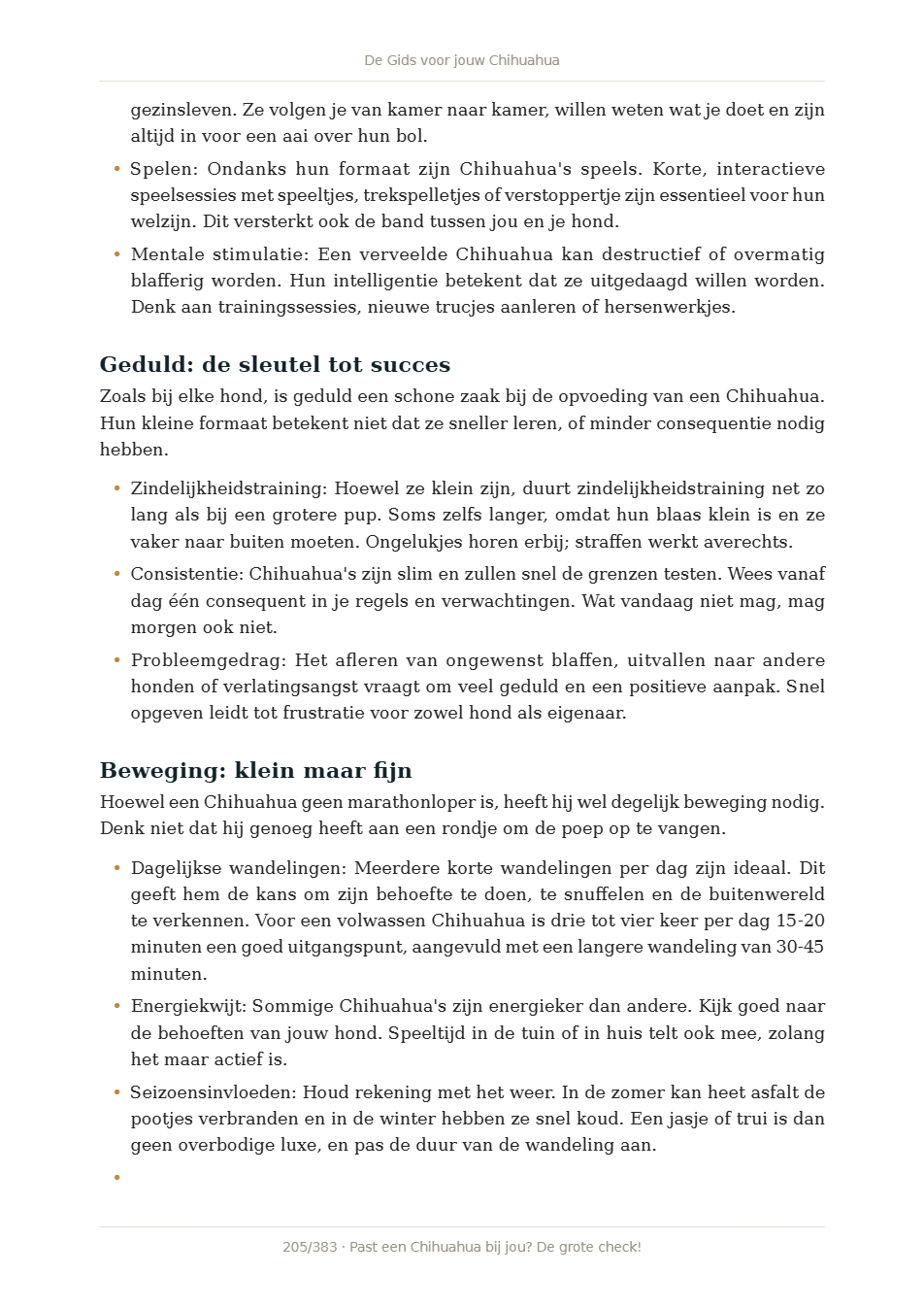 Pagina 2 van De Gids voor jouw Chihuahua