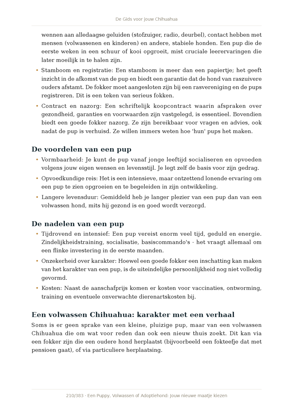 Pagina 3 van De Gids voor jouw Chihuahua