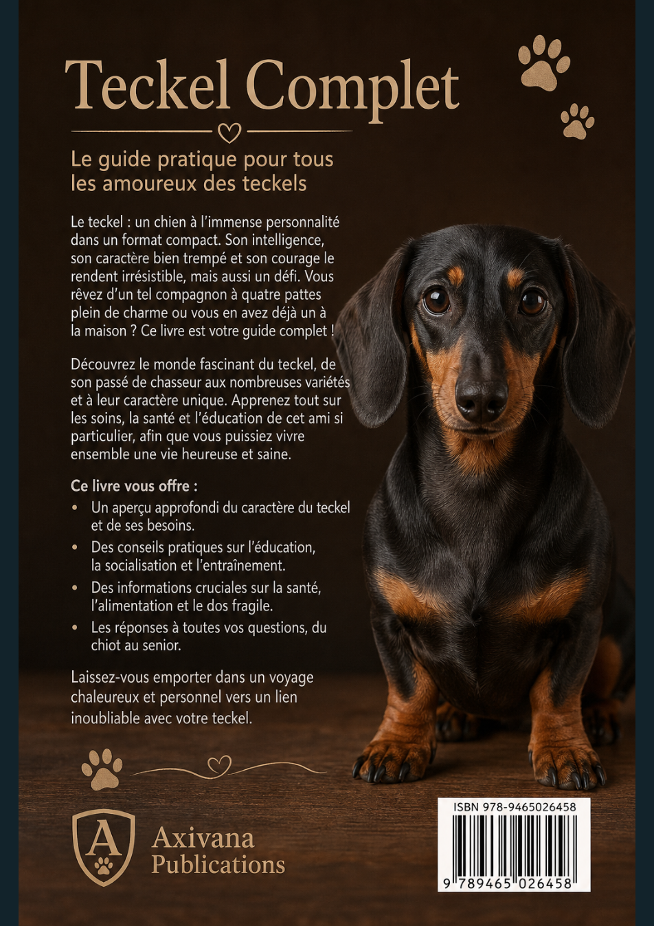 Quatrième de couverture de Teckel Complet